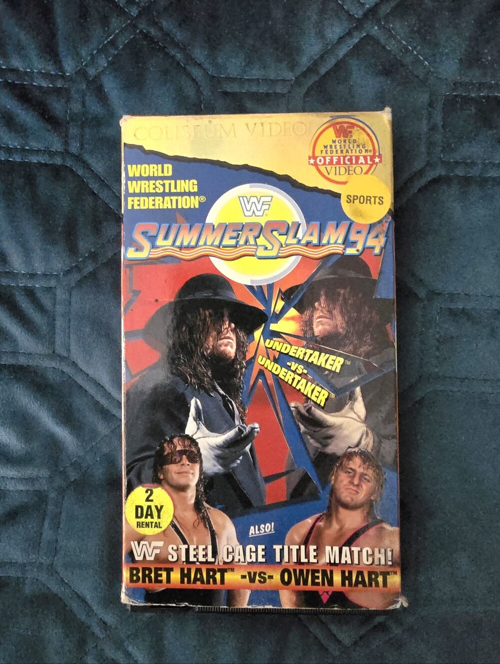 WWF - Summerslam 94 (VHS, 1994) "RARE" OOP WWE UNDERTAKER - Picture 2 of 5